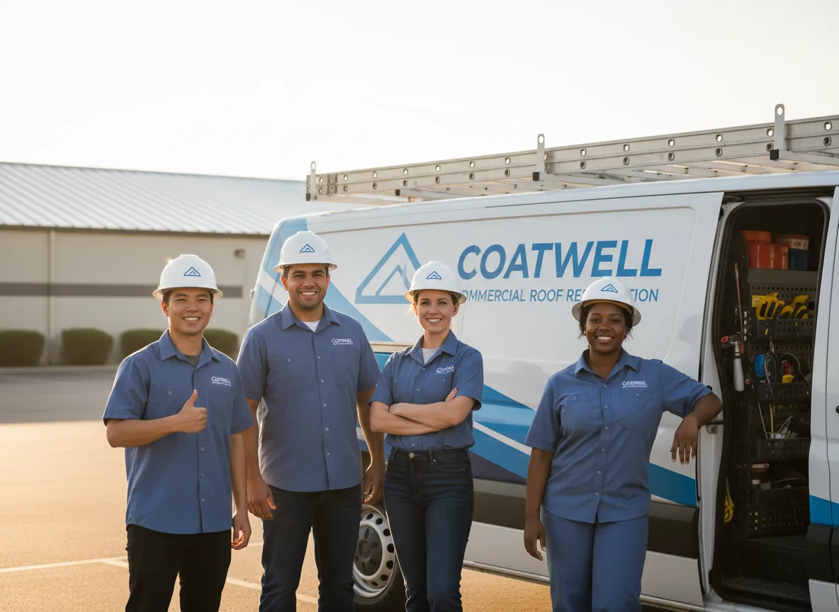 Commercial roof coating company in Plush, OR
